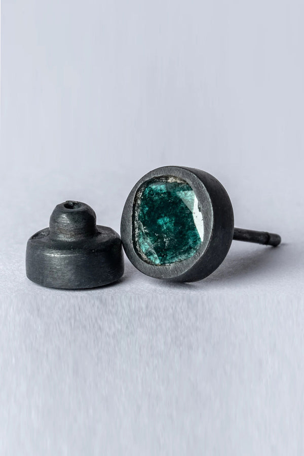 Parts of Four stud earrings (0.2 CT, blue diamond plate) PS4-1935-2-KA+BDIA-HYHY PPOF44